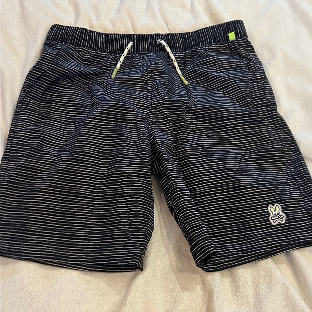 Psycho Bunny Black Bathing Suit Shorts (Kids)